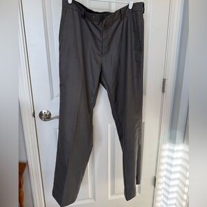 Kenneth Cole Gray/Dark Green Men's Pants 34x34